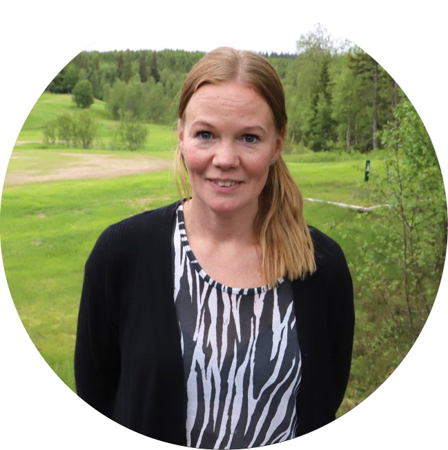Ambassadör i Projekt Kaxås Susanne Kvarnlöf i Övre Kaxås