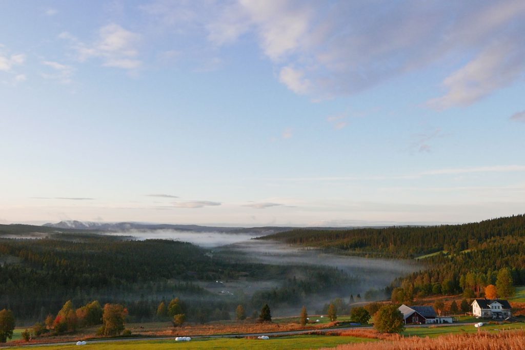 Utsikt över fjäll